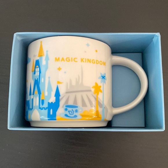 Starbucks Other - *NEW IN BOX* Disney Magic Kingdom Starbucks Mug - You Are Here Collection